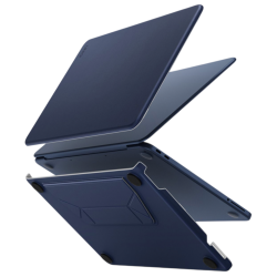 Чехол кожаный Uniq Lyden Versa для MacBook Neo 13 (2026) А18 Pro синий