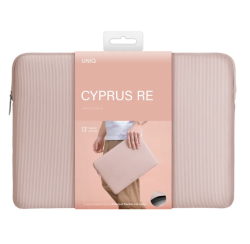 Папка неопреновая водостойкая Uniq Cyprus Laptop Sleeve для ноутбуков 13"/14" розовая
