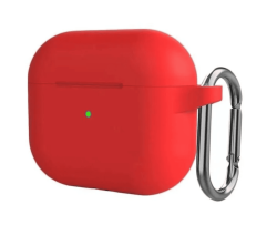 Чехол силиконовый для Apple AirPods Pro 3 красный