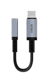Кабель Wiwu Legend Audio Lightning-C to 3.5 (15см) черный
