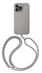 Чехол Uniq Coehl Creme MagSafe для iPhone 16 Pro Max серый