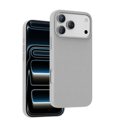 Чехол кожанный Keephone Peekaboo с MagSafe для iPhone 17 Pro серый