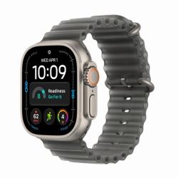 Apple Watch Ultra 4 GPS + Cellular, 49 мм, корпус из натур. титана, ремешок Ocean черного цвета