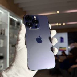 Смартфон Apple iPhone 14 Pro 128Гб темно-фиолетовый (eSim) б/у