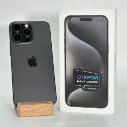 Смартфон Apple iPhone 15 Pro Max 512Гб "черный титан" б/у