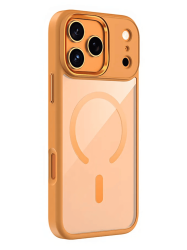 Чехол силиконовый Keephone Armor Grip с MagSafe для iPhone 17 Pro оранжевый