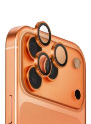 Защитное стекло камеры Глазурь для iPhone 17 Pro/17 Pro Max 3D оранжевое