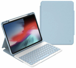 Чехол-клавиатура Wiwu Protective Keyboard Case для iPad 10.2''/ 10.5'' голубой