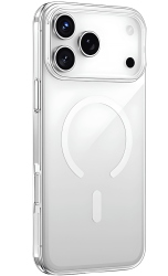 Чехол пластиковый Глазурь Роса c MagSafe для iPhone 17 Pro Max прозрачный