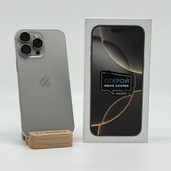 Смартфон Apple iPhone 16 Pro Max 256Гб &quot;натуральный титан&quot; б/у