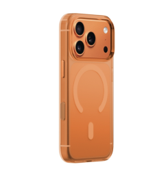 Чехол пластиковый ClearCase Color MagSafe для iPhone 17 Pro оранжевый