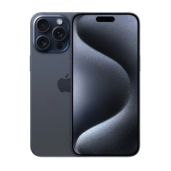Смартфон iPhone 15 Pro 1Тб &laquo;синий титан&raquo;