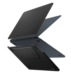 Чехол кожаный Uniq Lyden Versa для MacBook Air 13 (M2-M5) черный