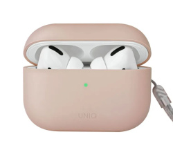 Чехол Uniq Lino для Apple AirPods Pro 2 розовый