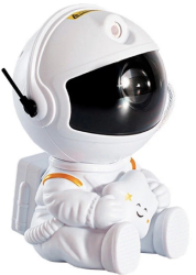 Ночник космонавт - проектор звездного неба белый