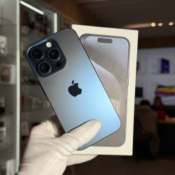 Смартфон Apple iPhone 15 Pro 128Гб "синий титан" б/у