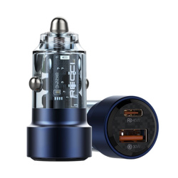 АЗУ Recci Journey Car Charger RCC-N16 15.5W темно-синее