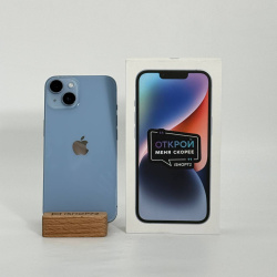Смартфон Apple iPhone 14 256Гб голубой б/у