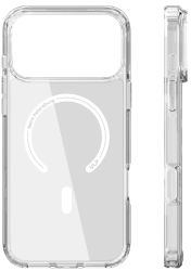 Чехол силиконовый VLP Air c MagSafe для iPhone 17 Pro Max прозрачный