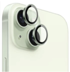 Защитное стекло камеры Wiwu Lens Guard Sapphire для iPhone 15/15 Plus зеленое