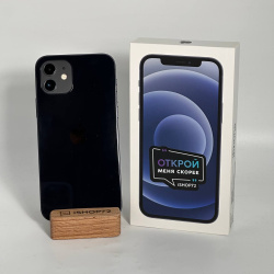 Смартфон Apple iPhone 12 128Гб черный б/у