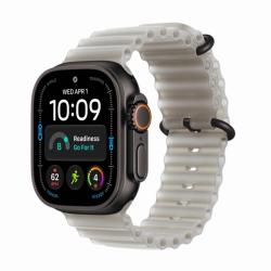 Apple Watch Ultra 4 GPS + Cellular, 49 мм, корпус из черного титана, ремешок Ocean серого цвета