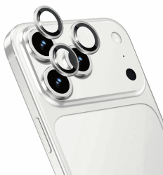 Защитное стекло камеры Wiwu Lens Guard Sapphire для iPhone 17 Pro/17 Pro Max серебристое