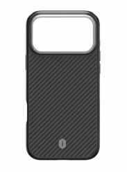Чехол кевларовый с силиконовыми бортами MagSafe Wiwu Defense Ultra для iPhone 17 Pro черный