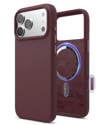 Чехол Elago c MagSafe силиконовый для iPhone 17 Pro Max бордовый