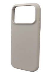 Чехол силиконовый Silicone Case для iPhone 17 Pro Max бежевый