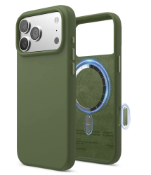Чехол Elago c MagSafe силиконовый для iPhone 17 Pro зеленый