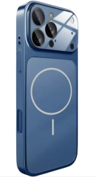 Чехол пластиковый AG Glass с MagSafe для iPhone 17 Pro синий
