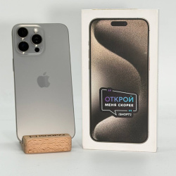 Смартфон Apple iPhone 15 Pro Max 256 Гб "натуральный титан" б/у