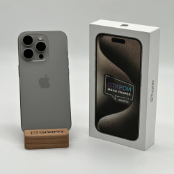 Смартфон Apple iPhone 15 Pro 512Гб &quot;натуральный титан&quot; б/у