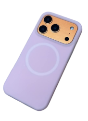 Чехол силиконовый Case с MagSafe для iPhone 17 Pro розовый