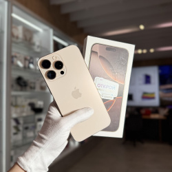 Смартфон Apple iPhone 16 Pro Max 512Гб "песчаный титан" б/у