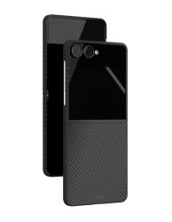Чехол кевларовый VLP Kevlar Case c MagSafe для Samsung Galaxy Z Flip 8 черный