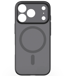 Чехол силиконовый Momax MagSafe для iPhone 17 Pro черный