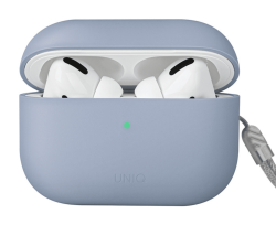 Чехол Uniq Lino для Apple AirPods Pro 2 голубой