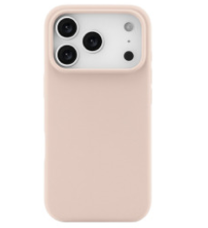 Чехол силиконовый Silicone Case для iPhone 17 Pro Max розово-бежевый