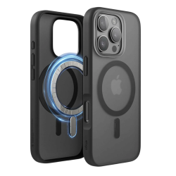Чехол пластиковый Elago Magnetic HYBRID с MagSafe для iPhone 16 Pro затемненный