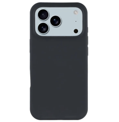 Чехол силиконовый Silicone Case для iPhone 17 Pro Max черный