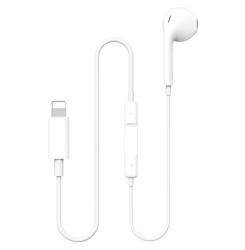 Наушники Wiwu Solobuds Lighting (EB306) белые