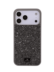 Чехол Swarovski для iPhone 17 Pro серый