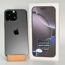 Смартфон Apple iPhone 16 Pro Max 256Гб "черный титан" б/у