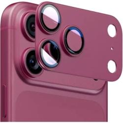 Защитная накладка на блок камер Глазурь для iPhone 18 Pro бордовая