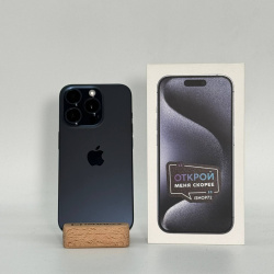 Смартфон Apple iPhone 15 Pro 128Гб "синий титан" б/у