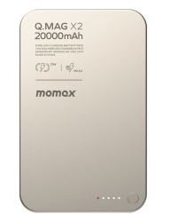 Внешний аккумулятор Momax Q.Mag X 20000mAh натуральный титан