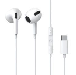 Наушники Baseus Encok 14mm Type-c белые
