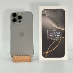 Смартфон Apple iPhone 16 Pro Max 256Гб "натуральный титан" б/у